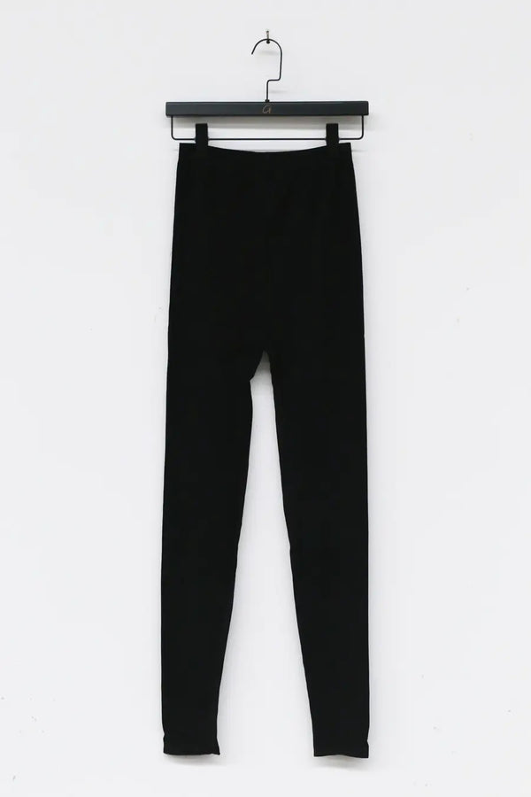 BASERANGE Fine Cotton Leggings SEOLLE Black